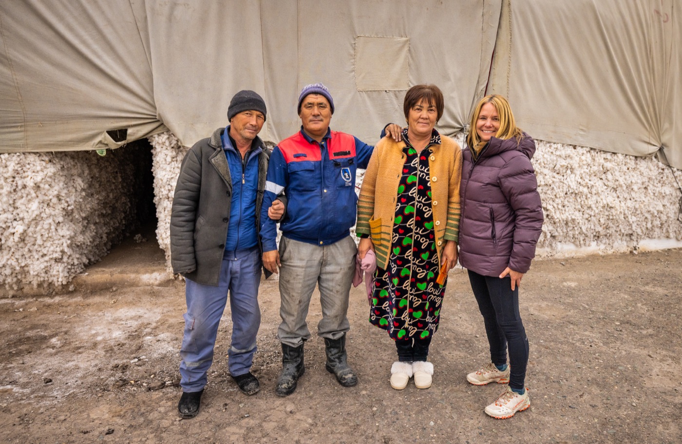 Inside a cotton factory in Uzbekistan